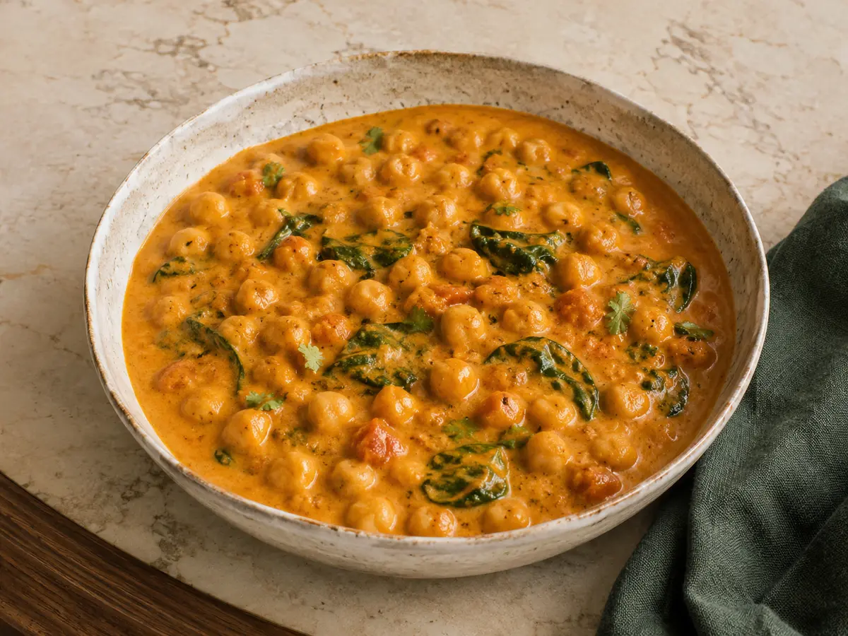 Curry de pois chiches & coco