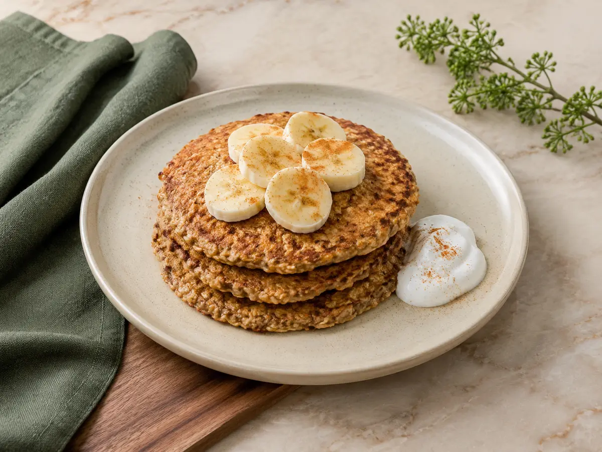Pancakes banane & avoine